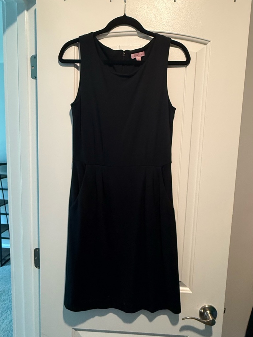 Lilly Pulitzer Black Sleeveless Sheath Dress